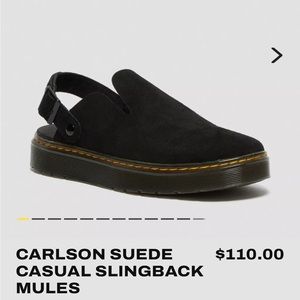 Dr. Martens Carlson Suede Slingback Mule